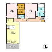 ロイヤルガーデンXIの間取り画像