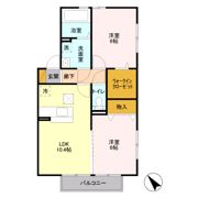 ルミエールDの間取り画像