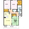 セジュール砥堀 A棟の間取り画像