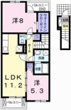 フェリア香呂Cの間取り画像
