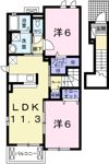 ポラリスⅡの間取り画像