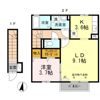 ウィット英賀保の間取り画像