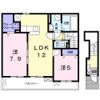 メゾン ド シュシュ ウェストの間取り画像