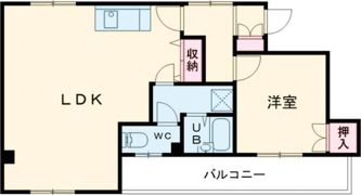 白浜駅西マンションの間取り画像