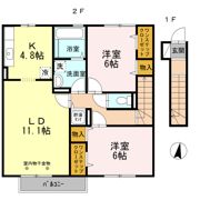セジュールM・青山西の間取り画像
