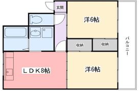 中村ハイツの間取り画像