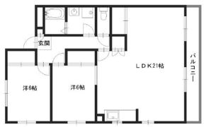 プラザ澤田の間取り画像