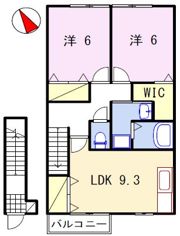 コンフォート佐良和Ⅱの間取り画像