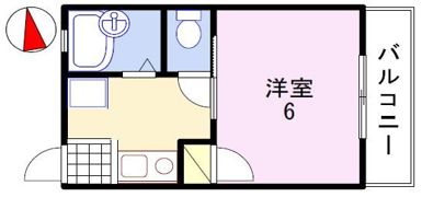 メゾンドブランシェの間取り画像