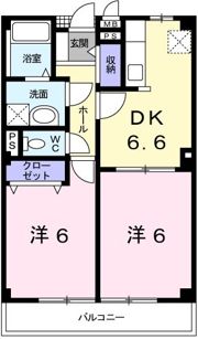シャルマンビラAの間取り画像