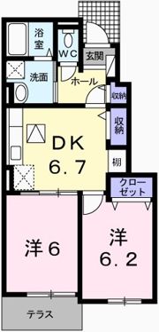 グランチャレットⅠの間取り画像