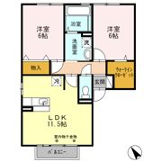 泰山木苑 C棟の間取り画像