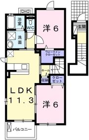 シーズンズ コンフォートⅡの間取り画像