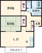 リブラスハイツの間取り画像