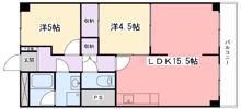 インタービレッジ坂田町の間取り画像