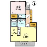 クレアー A棟の間取り画像