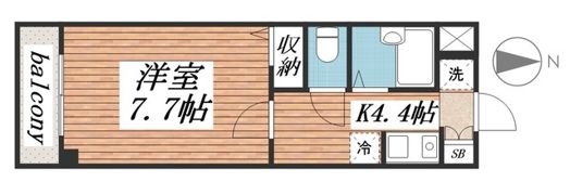 さくらマンションの間取り画像