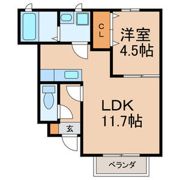 アスピリアフルールの間取り画像