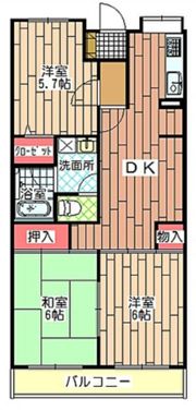 クレール25の間取り画像