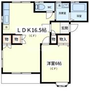 ゆうきハイツの間取り画像