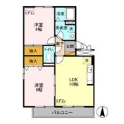 サンパティーク Aの間取り画像