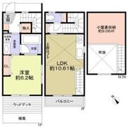吉祥寺テラスハウスの間取り画像