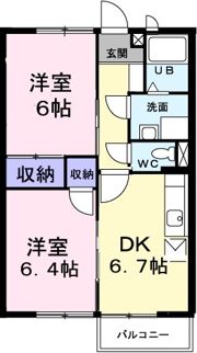 グレープガーデンAの間取り画像