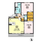 ヒルサイドコート 参番館の間取り画像