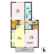 ルミエール瑞穂 参番館の間取り画像