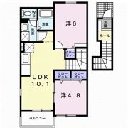 ラブリー壱番館の間取り画像