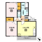 メゾン一の坪の間取り画像