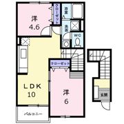 グリーンフォレストBの間取り画像