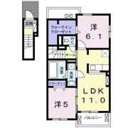 スリジエ リアン セカンド Bの間取り画像