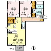 ゼフィールの間取り画像