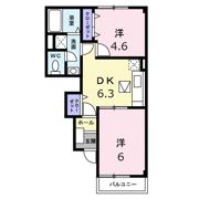 グリーンフォレストAの間取り画像