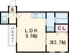 Cherim花畑 Iの間取り画像