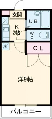 レジデンス筑後北の間取り画像
