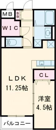 ボワット ブランシュの間取り画像