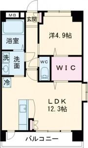 プラムフィールド東櫛原の間取り画像