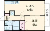 フリーデBの間取り画像