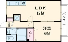 フリーデBの間取り画像