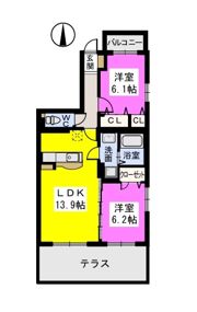 ブラウレーヘンの間取り画像
