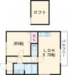 パーチェ・筑後Bの間取り画像