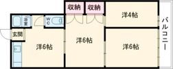 シティコーポ堤の間取り画像
