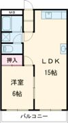 グリーンパークゆのそDの間取り画像