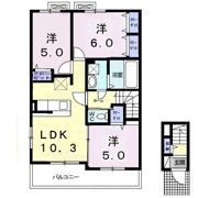 ミーツ SA Ⅱの間取り画像