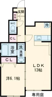 エルグランドパティオ 参番館の間取り画像