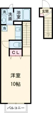 ルミエール鳥栖の間取り画像