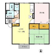 アークフラッツⅡ A棟の間取り画像