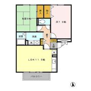 デビューOne A棟の間取り画像